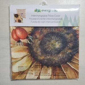 Interchangeable Pillow Covers Set of 2 Spring and Fall 18x18